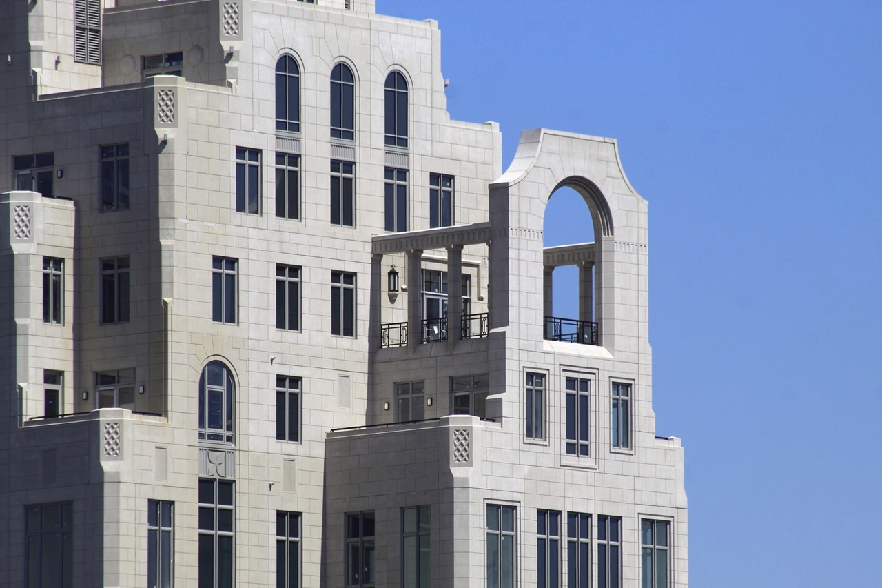 The Milo building exterior detail