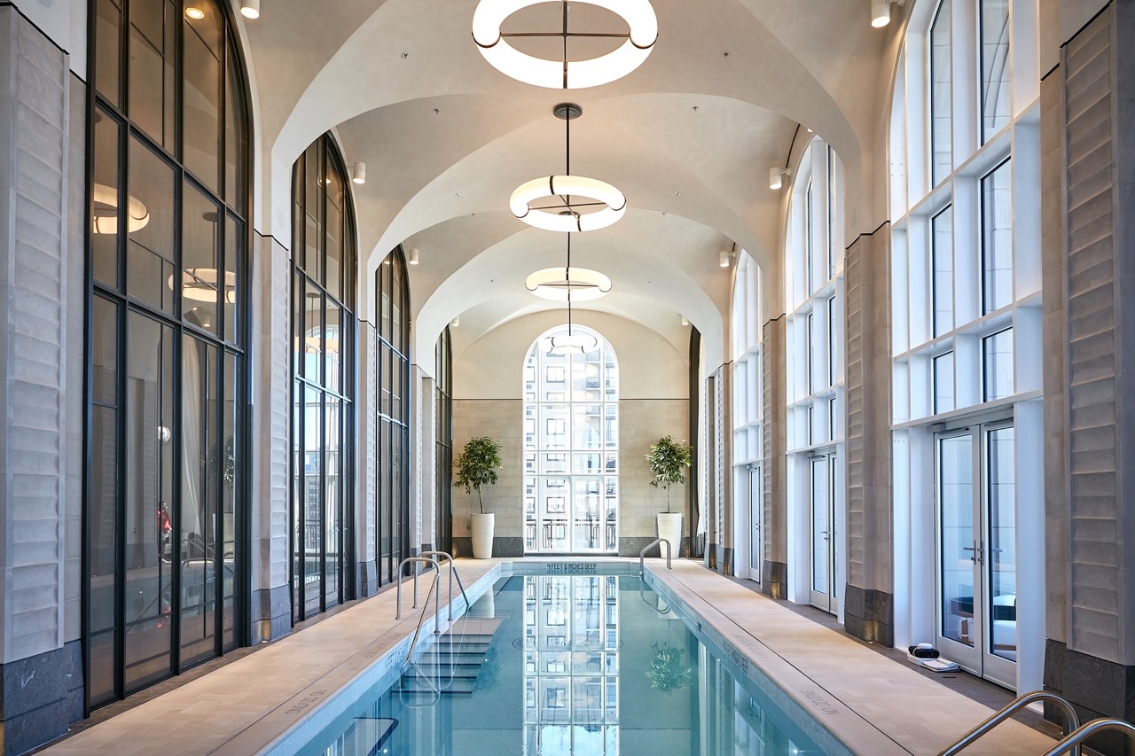 The Milo indoor pool and spa